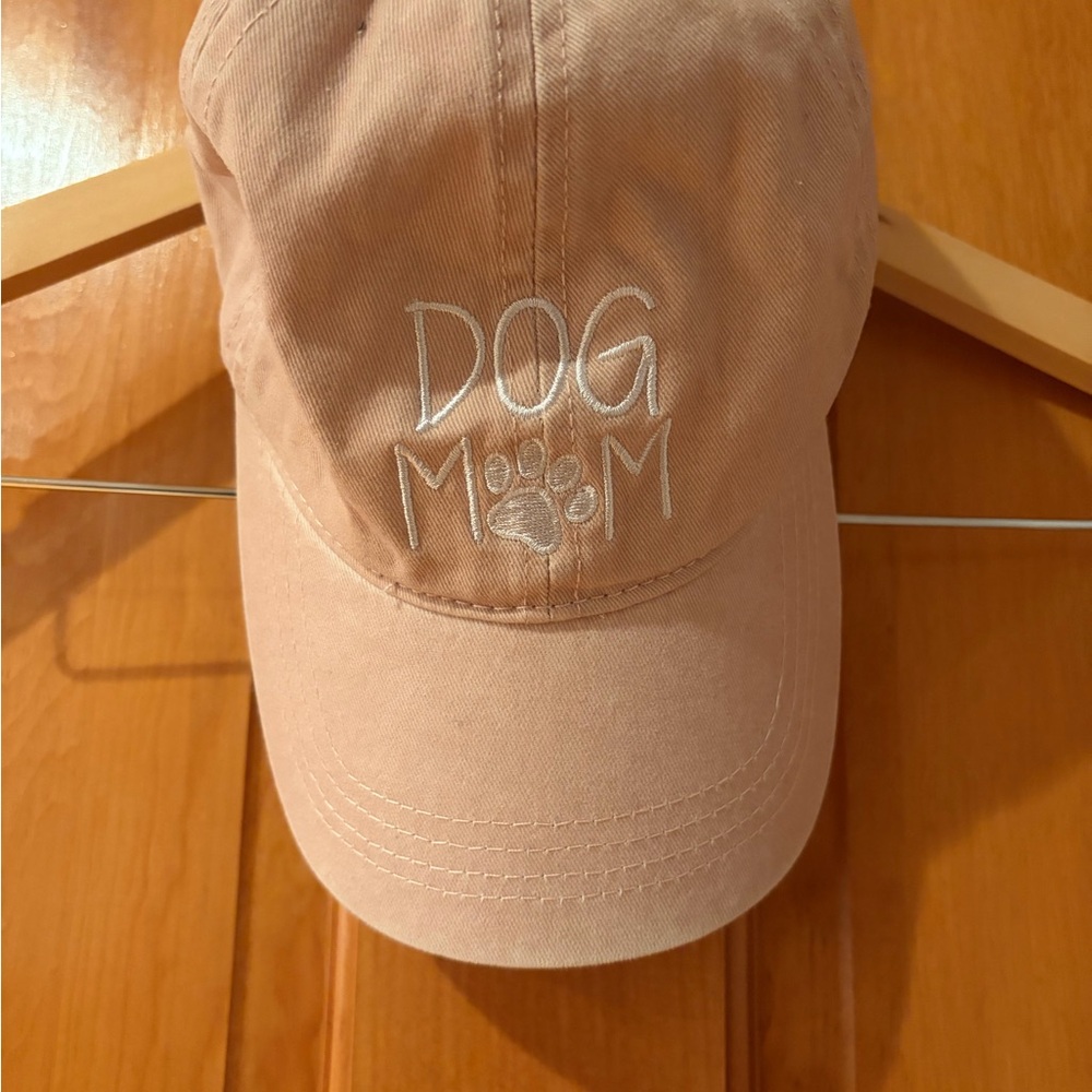 Dog Mom Light Pink Cap